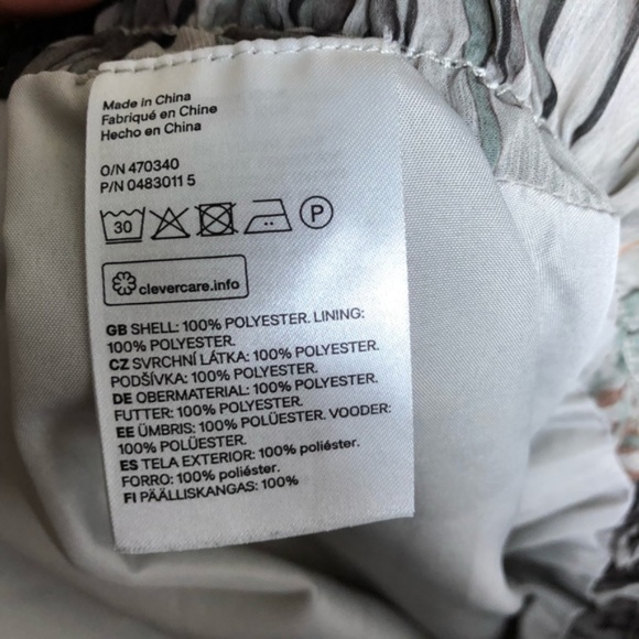 H&M Tropical Palm Leaf Skirt - Picture 3 of 5